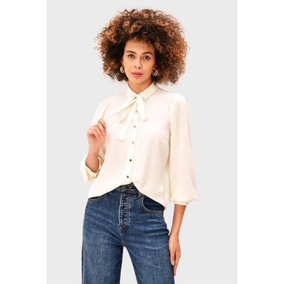 Bow Blouse Size XL - Picture 1 of 7